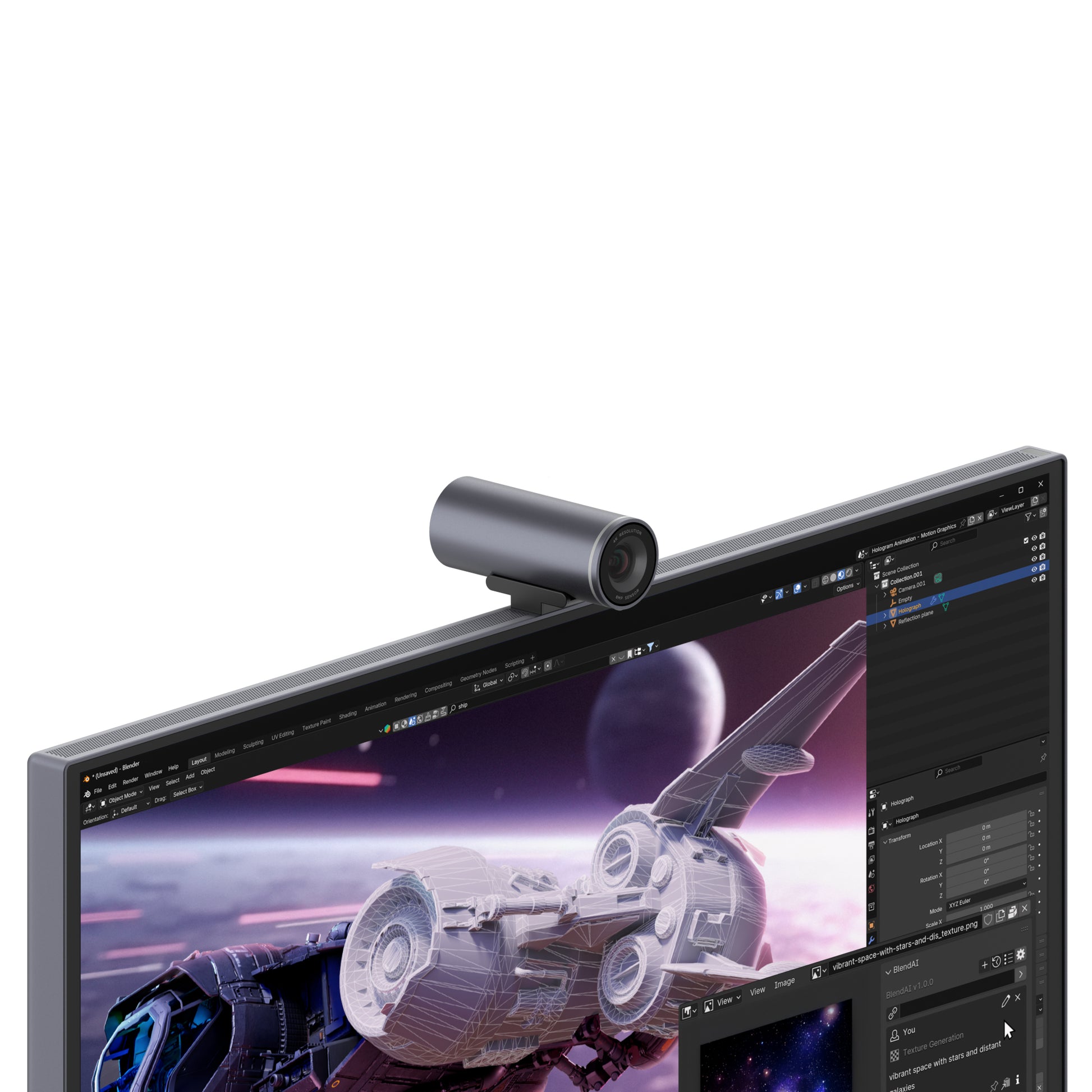 Lenovo Yoga Pro 27UD-10 – 26,5", 3840 × 2160 (4K), OLED, 120 Hz, Webcam, DisplayHDR 400
