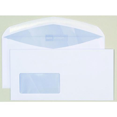 Elco Kuvert C5/6, mit Fenster, weiss, 80 g/m²
