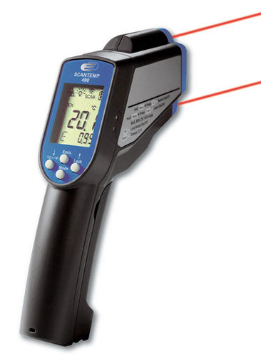 TFA-Dostmann TFA Dostmann Scan Temp 490 Infrarot-Thermometer – D:S 50:1, 3 Messpunkte, Data-Hold, °C/°F, kalibriert
