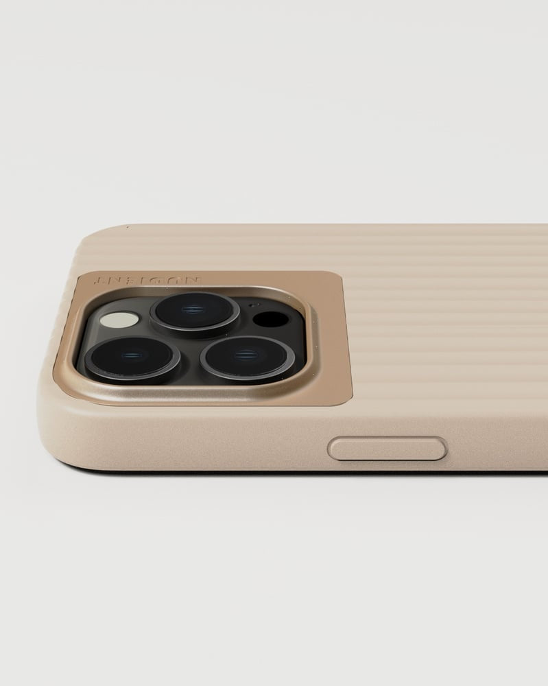 Nudient – Backcover – für Apple iPhone 15 Pro Max – Clay Beige – PC