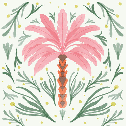 Paper + Design Palmservietten – 24 × 24 cm, 3-lagig – 20 Stück