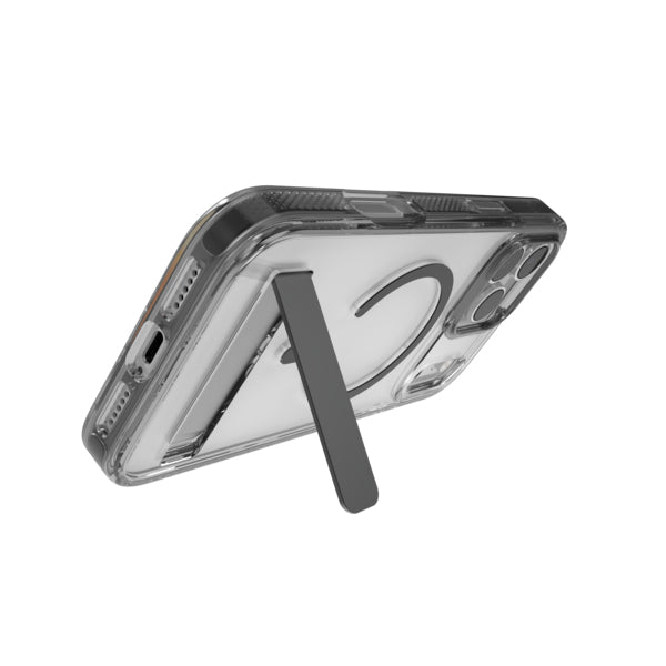 ZAGG Santa Cruz Snap – Backcover – für Apple iPhone 17 Pro Max, Schwarz/Transparent, bis 4 m sturzsicher