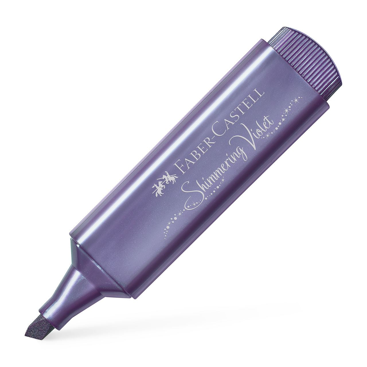 Faber-Castell Textliner 46 Textmarker – Metallic Violett, Keilspitze 1,2–5 mm