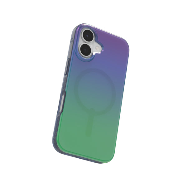 ZAGG Milan Snap Backcover – für Apple iPhone 17, MagSafe, Graphen, Blau/Grün, bis 4 m Sturzsicher