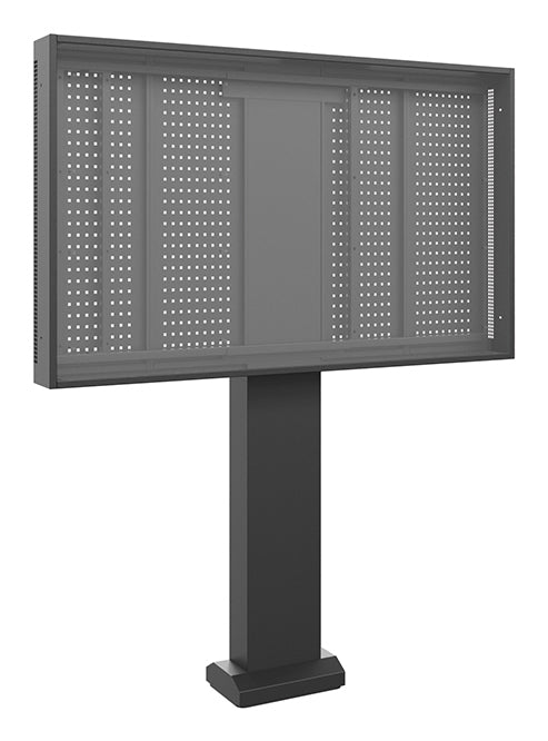 Hagor Digital Signage Stand – für Samsung OH75 Serie – wetterfest, Querformat – schwarz – ScreenOut OH75