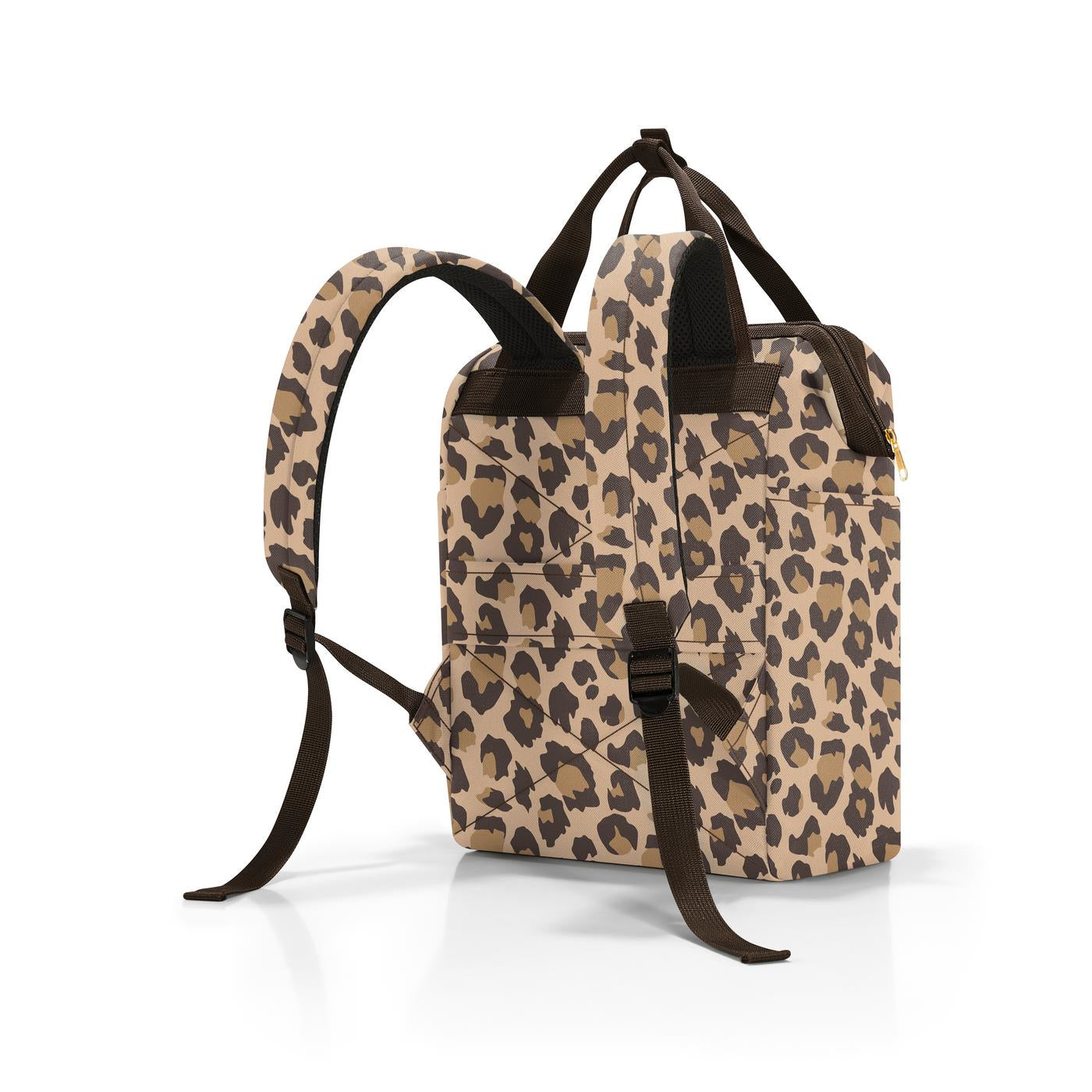 Reisenthel Allrounder R – Freizeit-Rucksack – 12 l, Polyester, Braun, Leo Macchiato