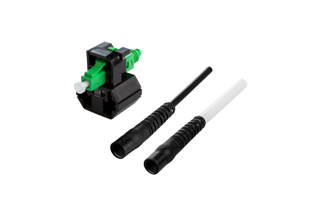 METZ CONNECT OpDAT FAST Hybrid LC APC Stecker – OS2 Singlemode, 2,0+3,0 mm, 10 St.