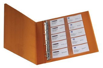 Connect Sichtmappe – Transparent, Kunststoff, für Visitenkarten 86 × 56 mm, 10er-Pack