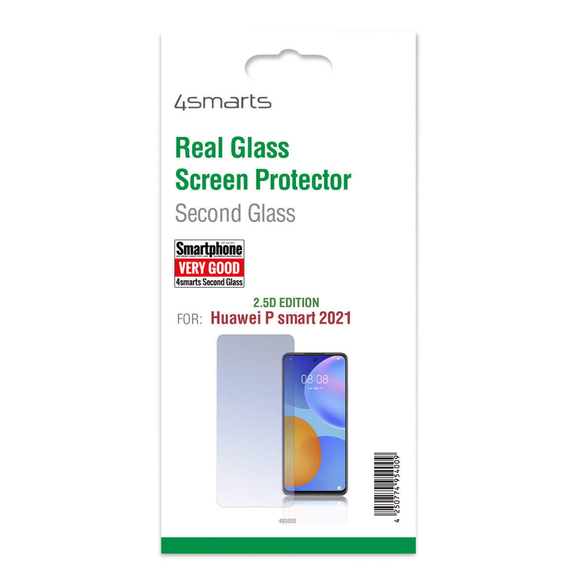 4smarts Displayschutz (Panzerglas), 9H – für Huawei P smart 2021