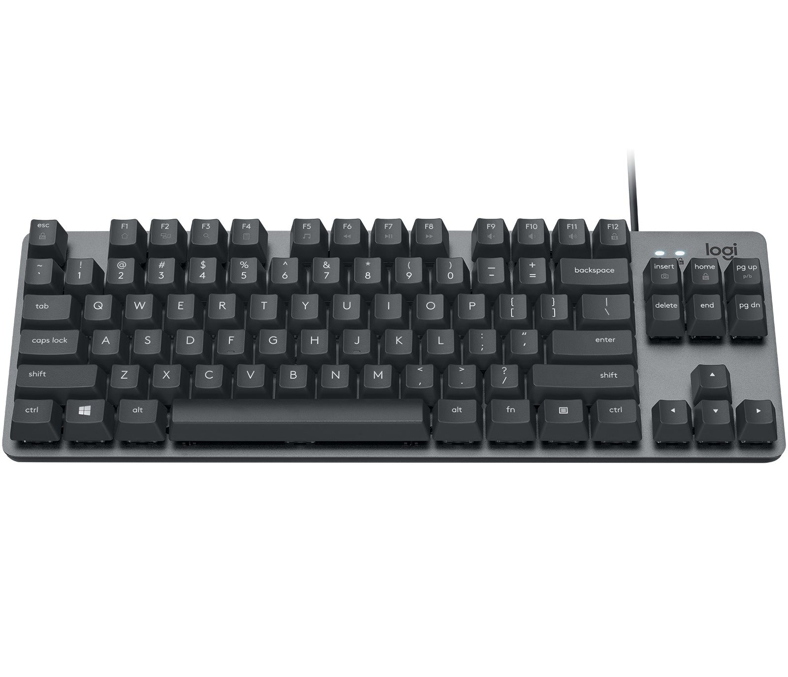 Logitech K835 TKL – Tastatur TKL – mechanisch, kabelgebunden, USB – beleuchtet – QWERTZ (DE) – Graphit