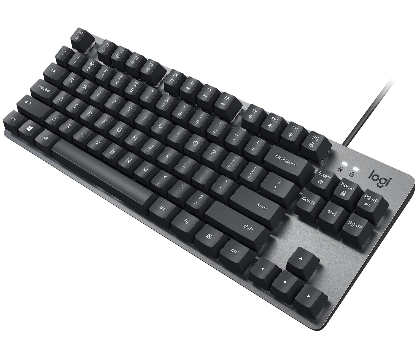 Logitech K835 TKL – Tastatur TKL – mechanisch, kabelgebunden, USB – beleuchtet – QWERTZ (DE) – Graphit
