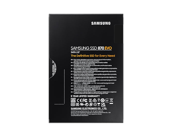Samsung 870 EVO 1 TB – für 2,5" SATA