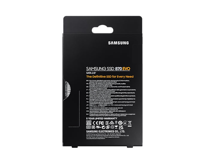 Samsung 870 EVO 1 TB – für 2,5" SATA