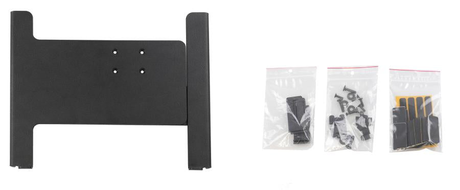 Brodit Passive Halterung für Laptops 283–384 mm Breite – AMPS 4 mm, Metall – Schwarz