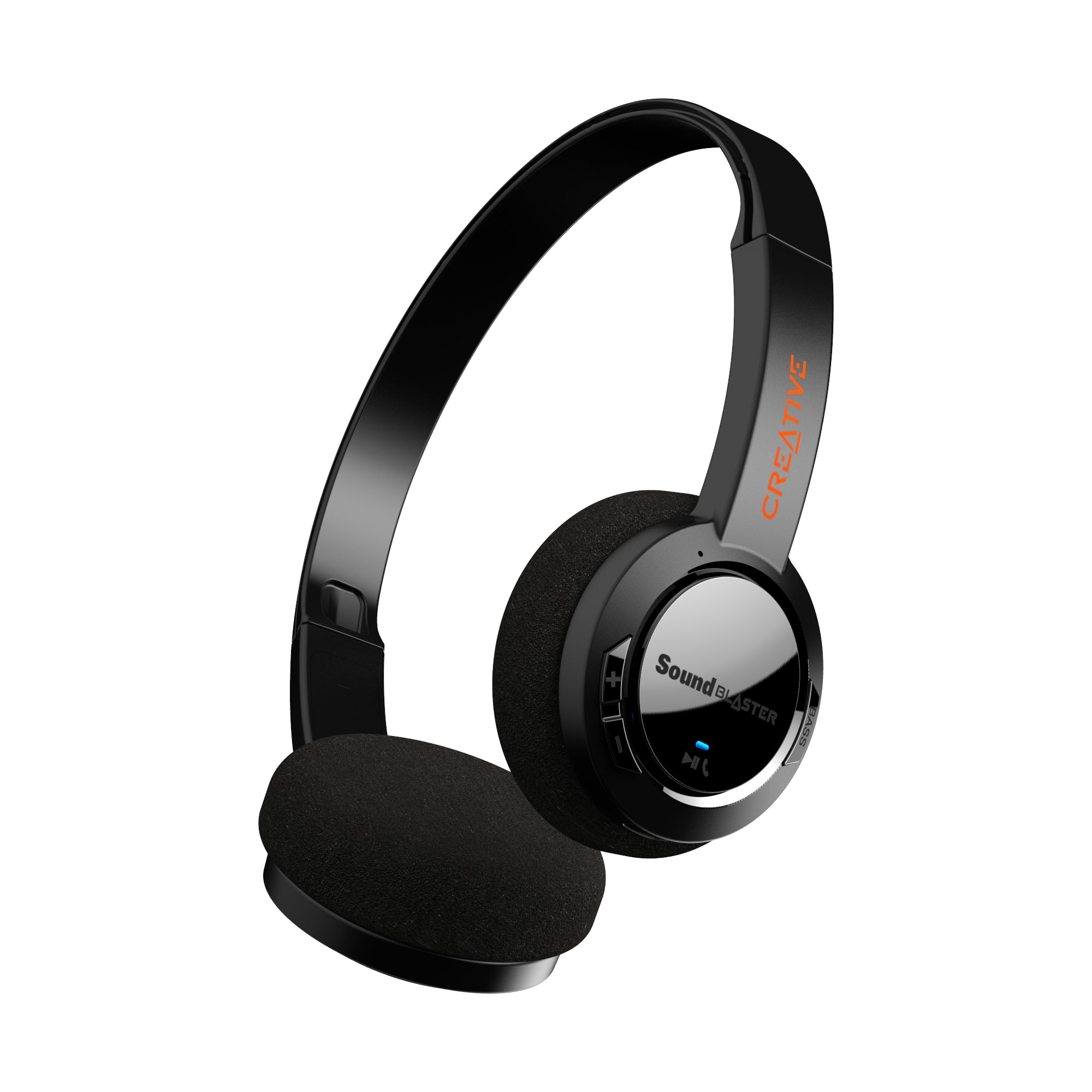 Creative Labs Sound Blaster Jam V2 Office-Headset – On-Ear, Stereo, BT, ANC, Schwarz, BT 5.0