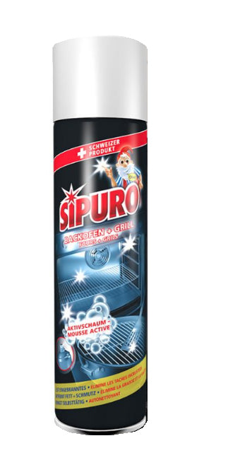 Sipuro Ofen- und Grillreiniger Aktivschaum – 500 ml
