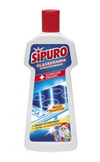 Sipuro Glaskeramik-Reiniger Polierpaste für Glaskeramik-Kochfelder – 225 ml