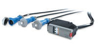 APC PDM1332IEC-3P-2 PDU 3-polig 32 A – IEC 309×3, Eingang 400 V/50 Hz – schwarz