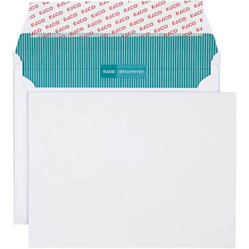 Elco Couvert B5 (250 × 176 mm), ohne Fenster, haftklebend (Optifix), weiss, 120 g/m², Papier – 250 Stk.