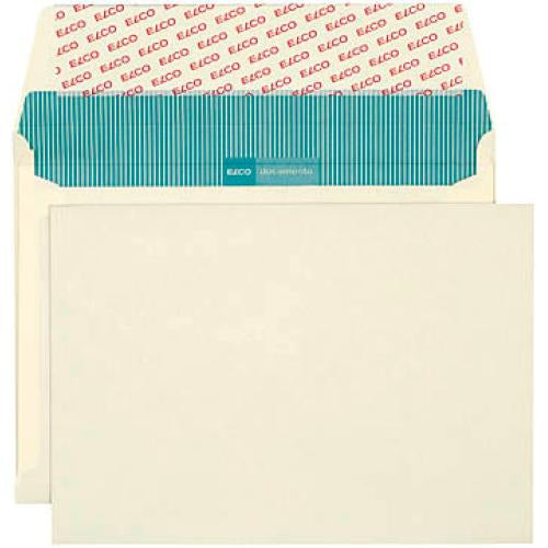Elco Couvert C4+ (324 × 239 mm), ohne Fenster, selbstklebend (Optifix), beige, 120 g/m², Papier – 200 Stk.