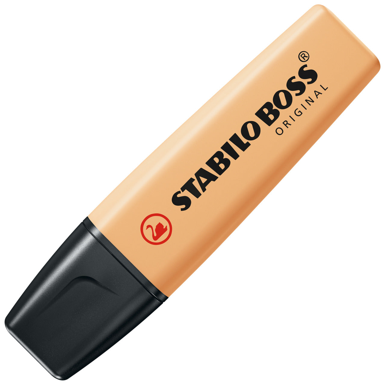 STABILO BOSS Original Textmarker Set 4 Farben Pastell – Keilspitze, 2–5 mm