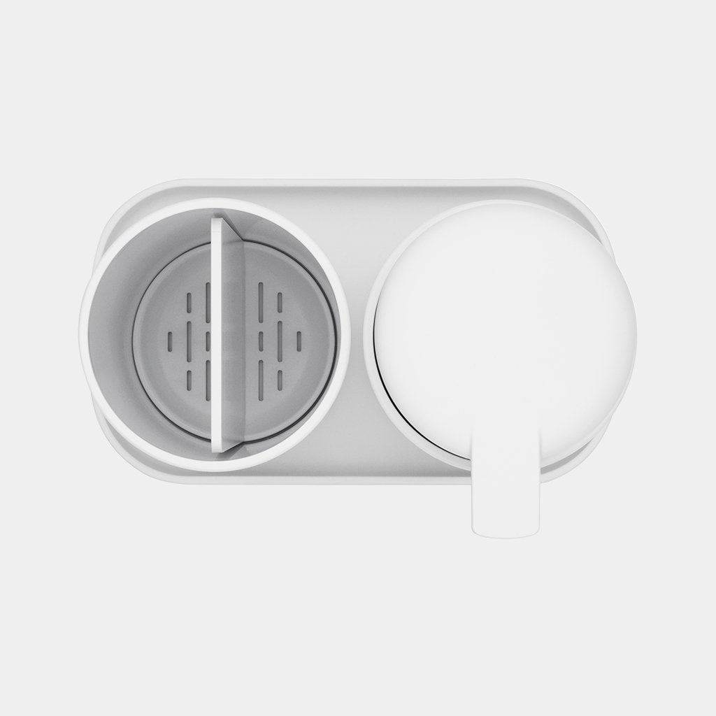 Brabantia Seifenspender – freistehend – 250 ml, Weiss, 3er-Set