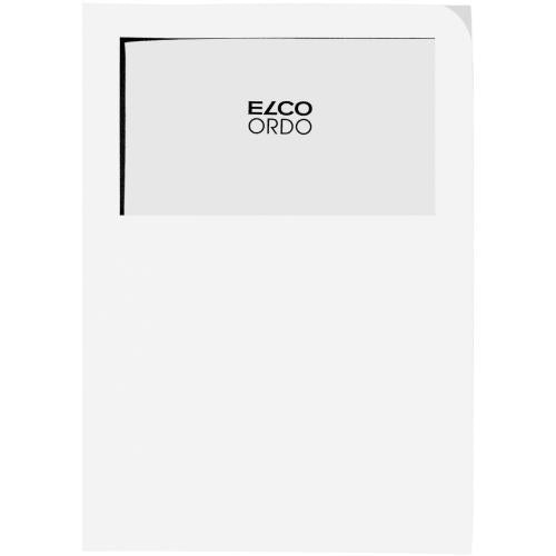 Elco Ordo Classico Sichtmappe A4, Weiss, Papier, 100er-Pack