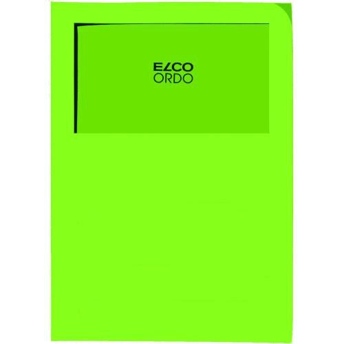 Elco Sichtmappe A4 – intensivgrün, Papier, 100er-Pack