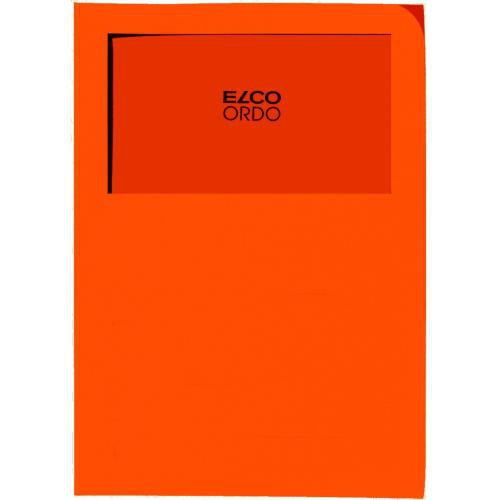 Elco Sichtmappe A4 – Orange, Papier, 100er-Pack