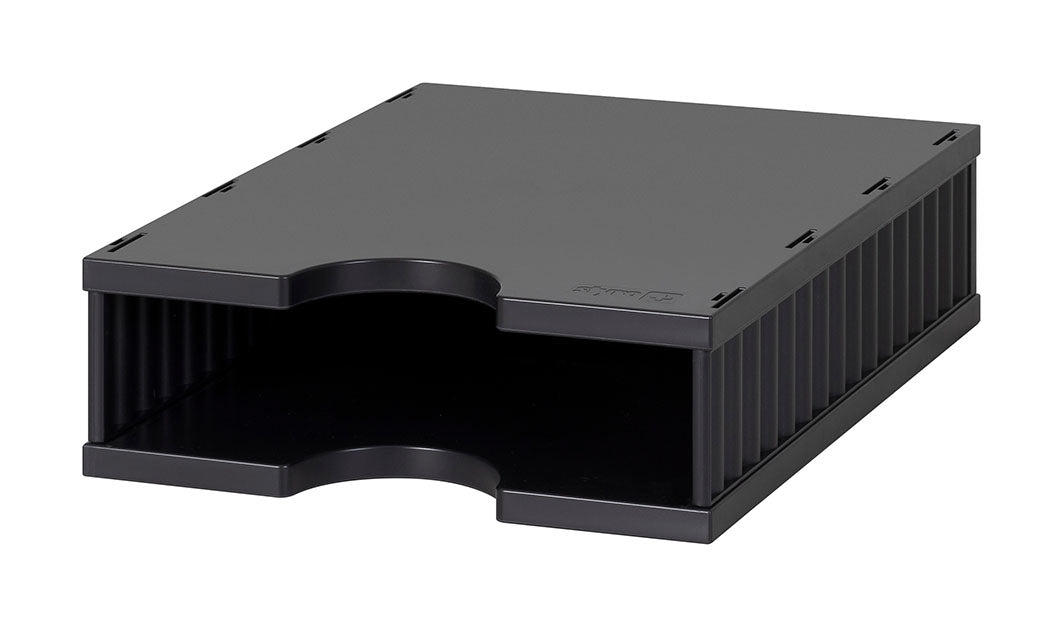 Styro Briefkorb – Kunststoff, Schwarz, Serie 268-0101.99