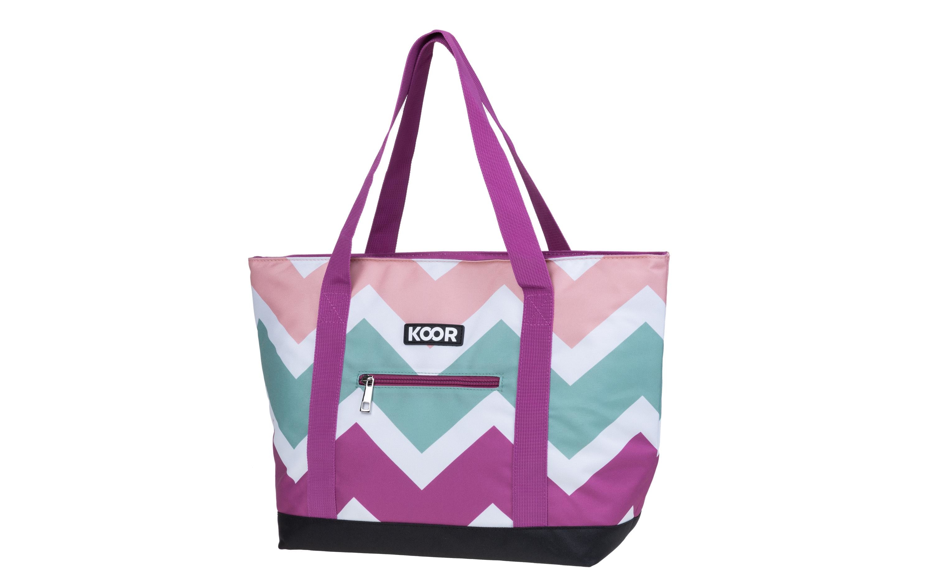KOOR Kühltasche Monte 10 – 10 l, 46 × 30 × 16 cm – mehrfarbig, Polyester