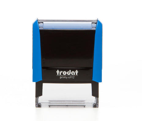 Trodat Motivstempel Printy 4912 – Text: zum Selbersetzen, selbstfärbend, Kunststoff, 47 × 18 mm