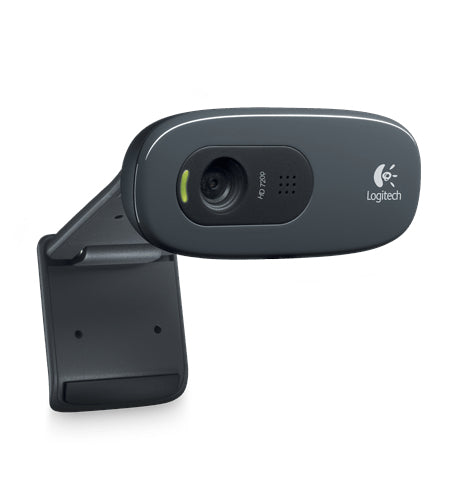 Logitech C270 – Webcam – HD 720p, USB 2.0, Schwarz