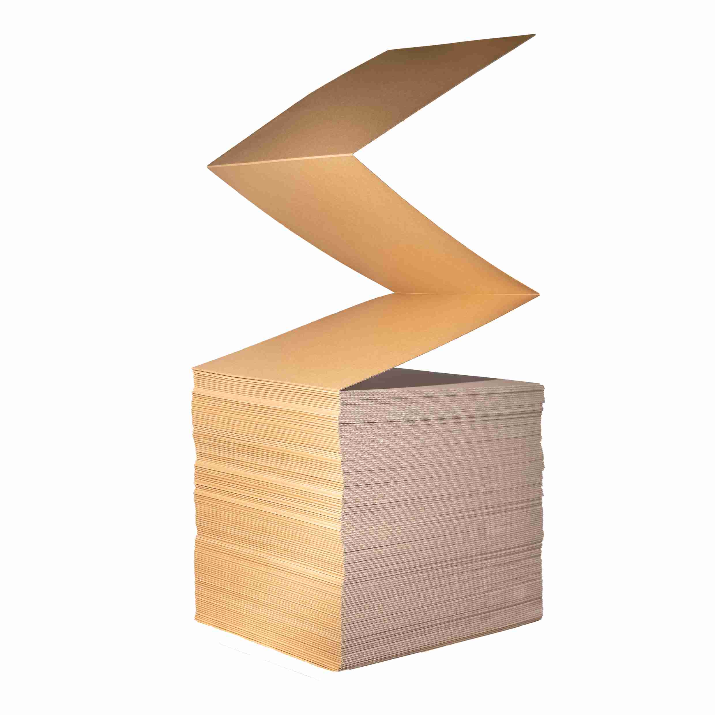 Model Wellkarton-Zuschnitte – 1'200 × 800 mm, braun, EB-Welle 4,5 mm – 1 Palette (270 Stk.)