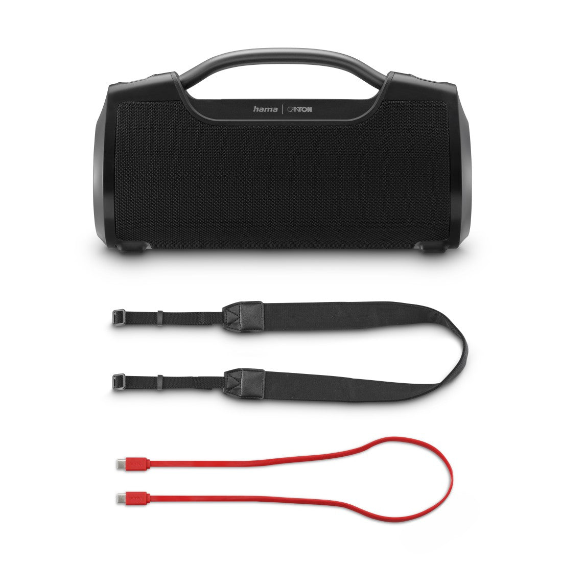 Hama Mate Pro 188219 – Bluetooth-Lautsprecher – IPX6, 12 h Akku, 60 W, Bluetooth 5.0, Schwarz