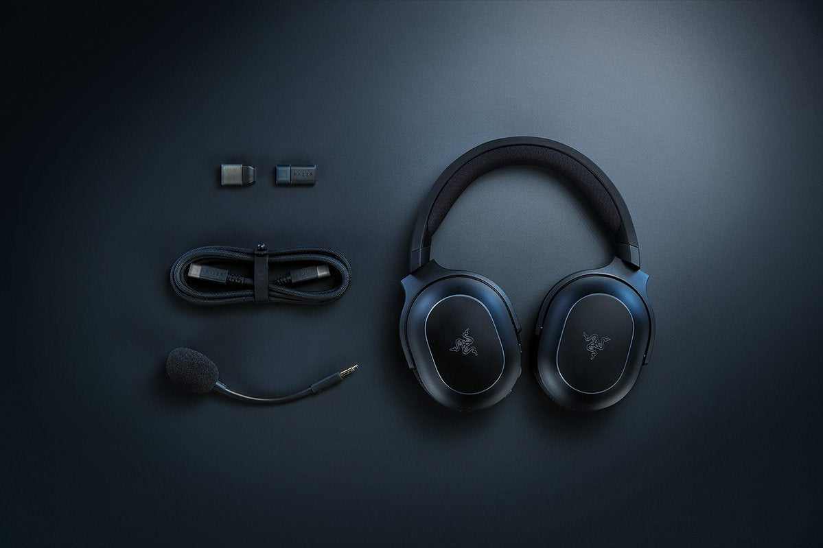 Razer Barracuda X Chroma – Gaming-Headset (Over-Ear) – 2,4-GHz-Empfänger (USB-C), Bluetooth – Schwarz – bis 70