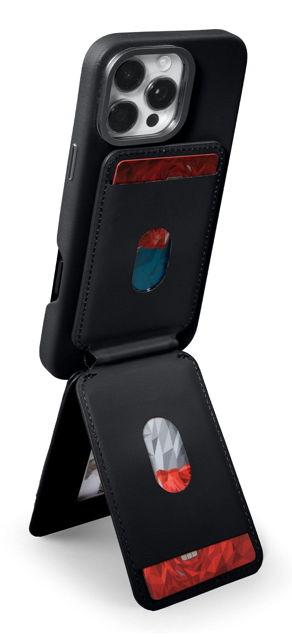 LAUT Magadd Card Wallet MagSafe 410480 – Kartenhalter/Wallet – für iPhone (MagSafe) – Schwarz