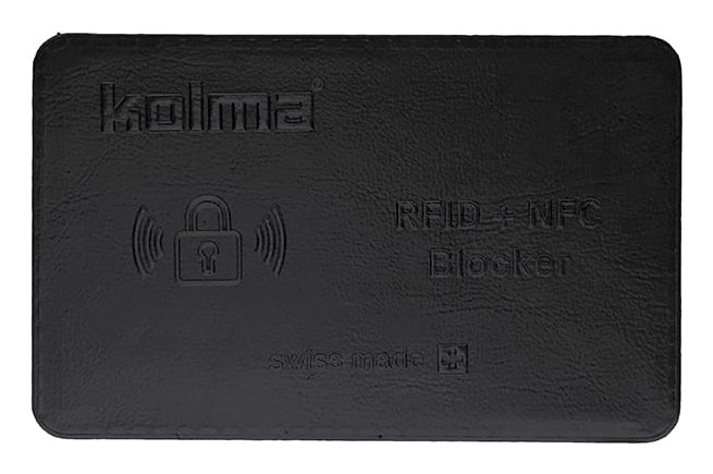 Kolma Dokumentenhülle – für Kreditkarten – 95 × 63 mm, Kunststoff, schwarz – 1 Stück