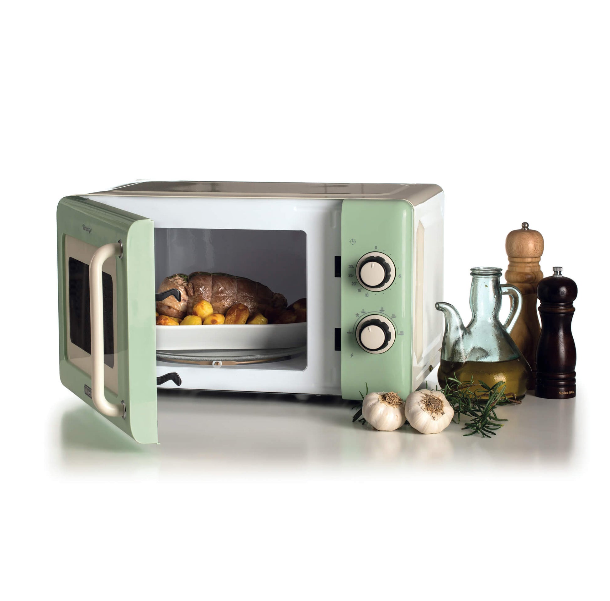 Ariete Solo-Mikrowelle ARI-3960-GR – 20 l, 800 W – grün