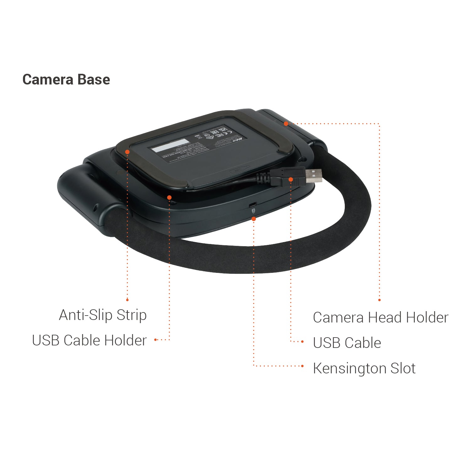 AVer U70i – Visualizer/Dokumentenkamera, 4K60, Aufnahmebereich 440×330 mm, USB, Schwarz