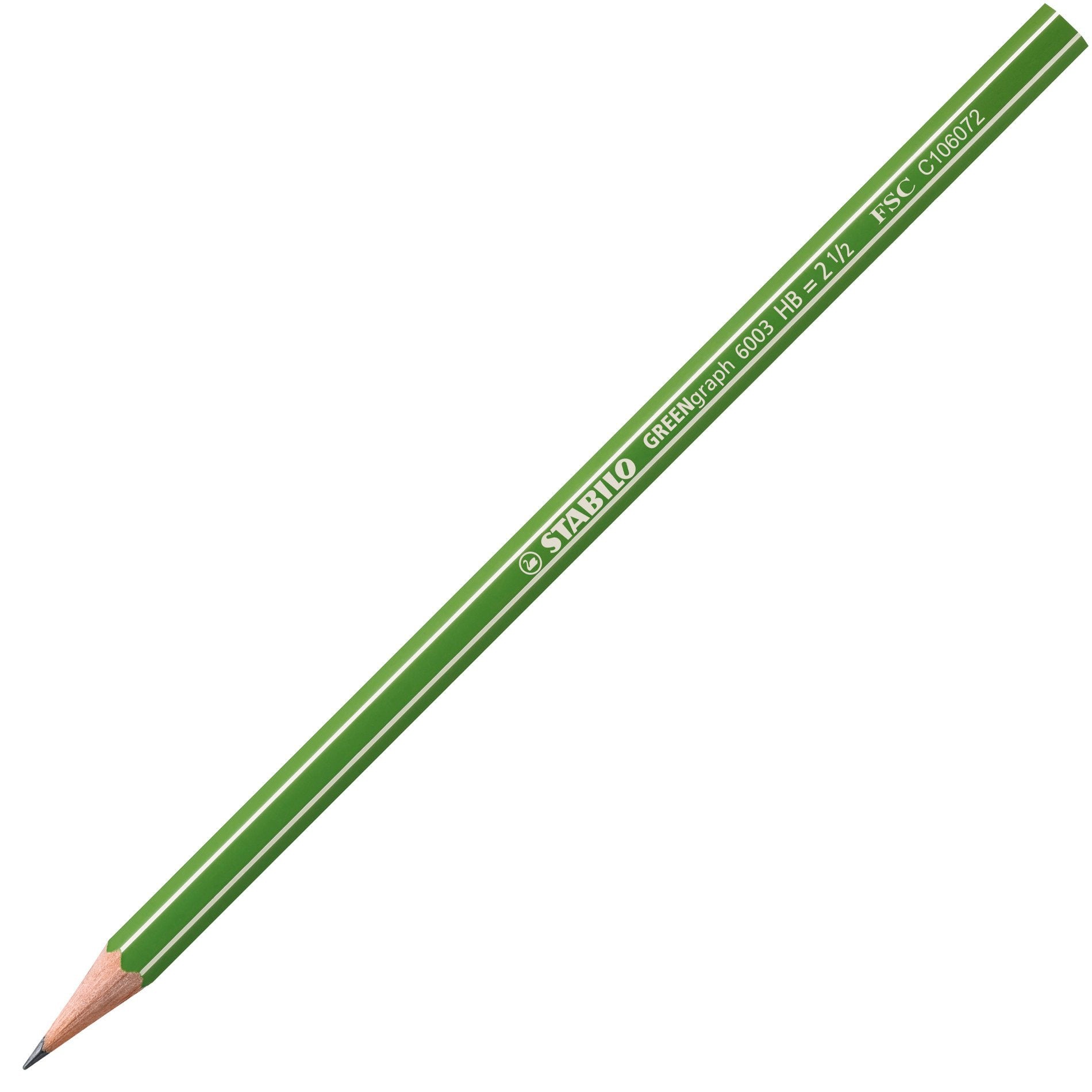 STABILO GREENgraph Bleistift, Dreikant HB Mine Ø 2,2 mm grün