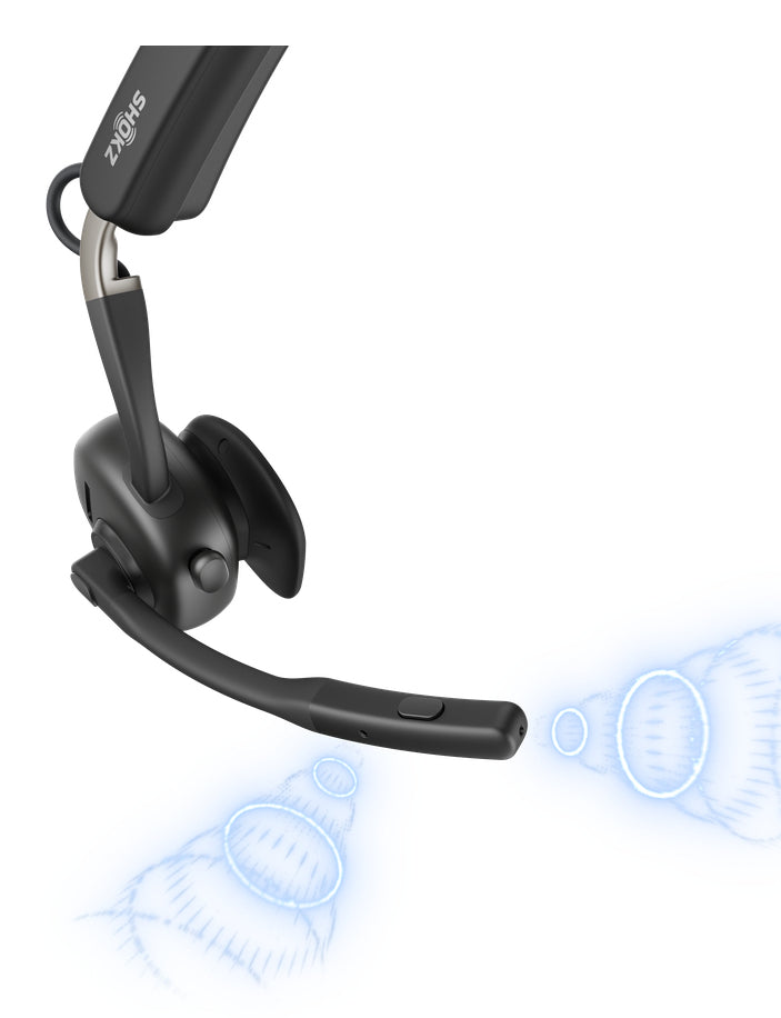 SHOKZ OPENMEET UC – Headset – USB‑A – Noise-Cancelling Mikrofon – für Unified Communications