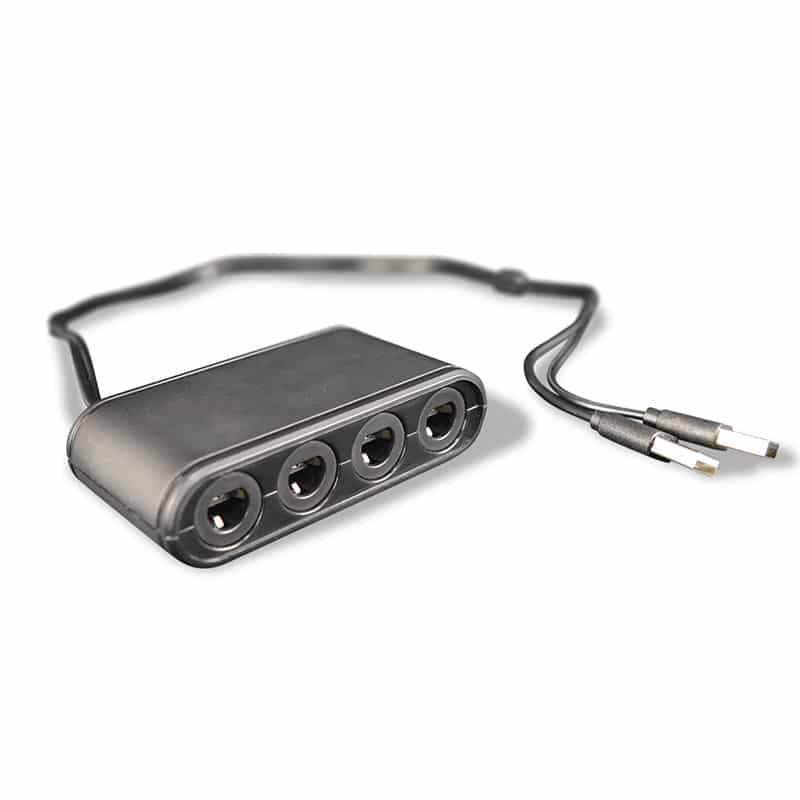 Steelplay GameCube-Controller-Adapter – GameCube zu USB, 4-Port – für Nintendo Switch