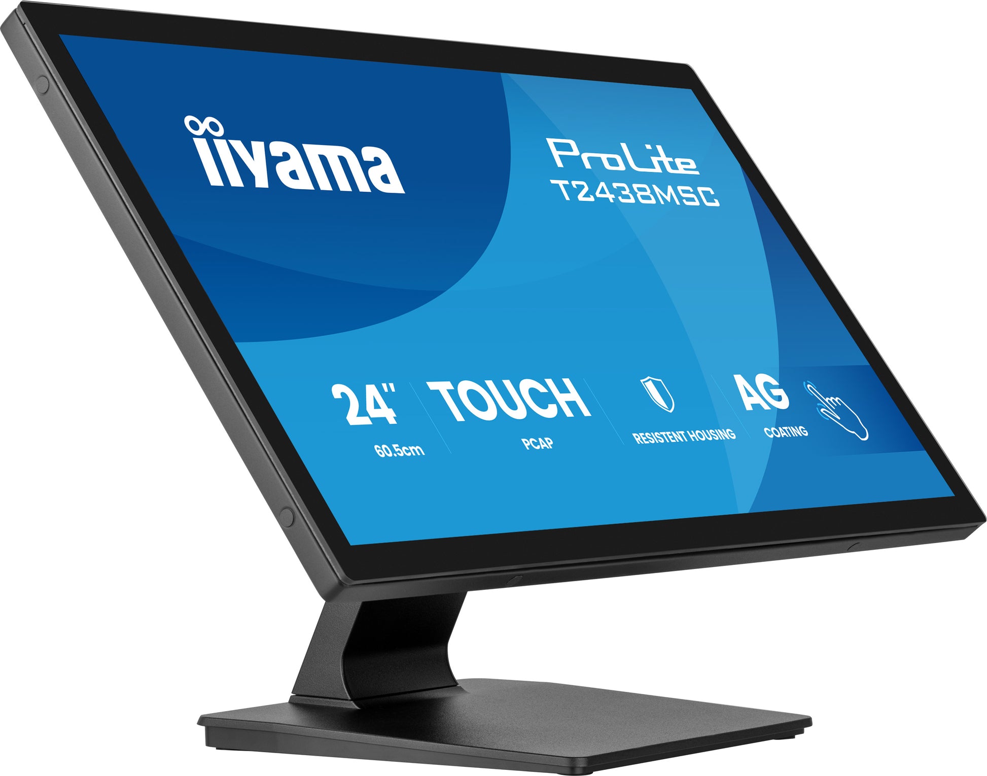 iiyama ProLite T2438MSC-B2 – 23,8" Touch, 1920 × 1080 (Full HD), IPS, 120 Hz