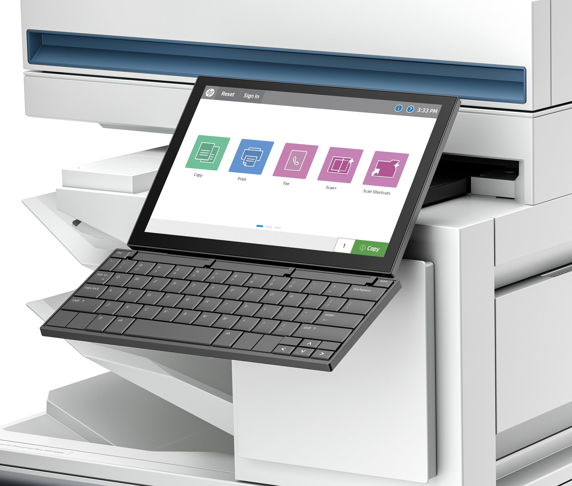 HP COLOR LASERJET ENTPR FLOW 6800ZFSW – Farbiges Laser-MFP
