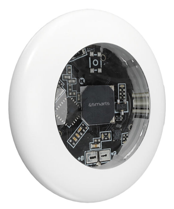 4smarts Bluetooth-Tracker Skytag – für Apple Find My-App, 95 × 105 × 15 mm, Weiss, 40 g