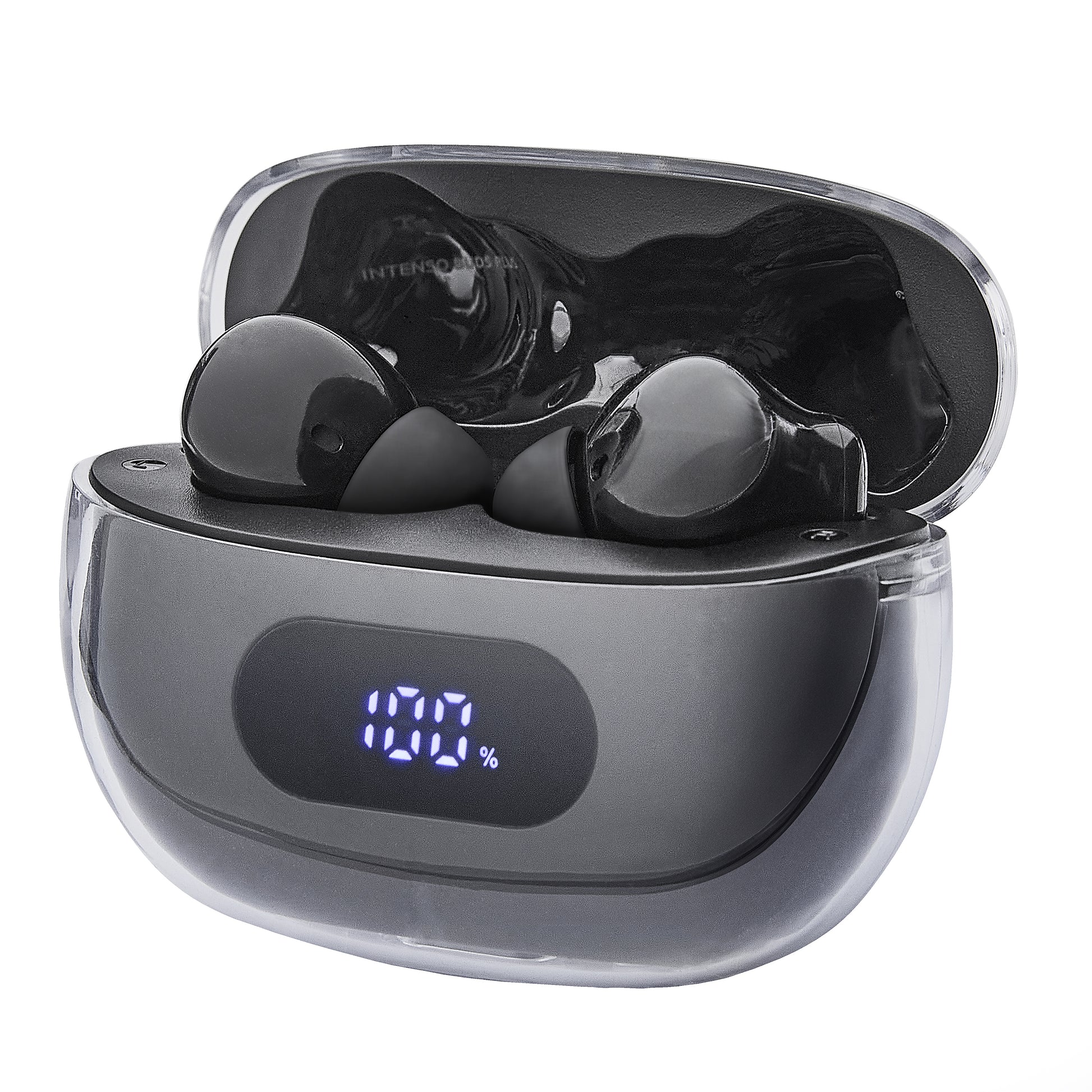 Intenso Buds Plus T310AE TWS In-Ear – ANC, mit Ladecase, Schwarz, BT 5.4