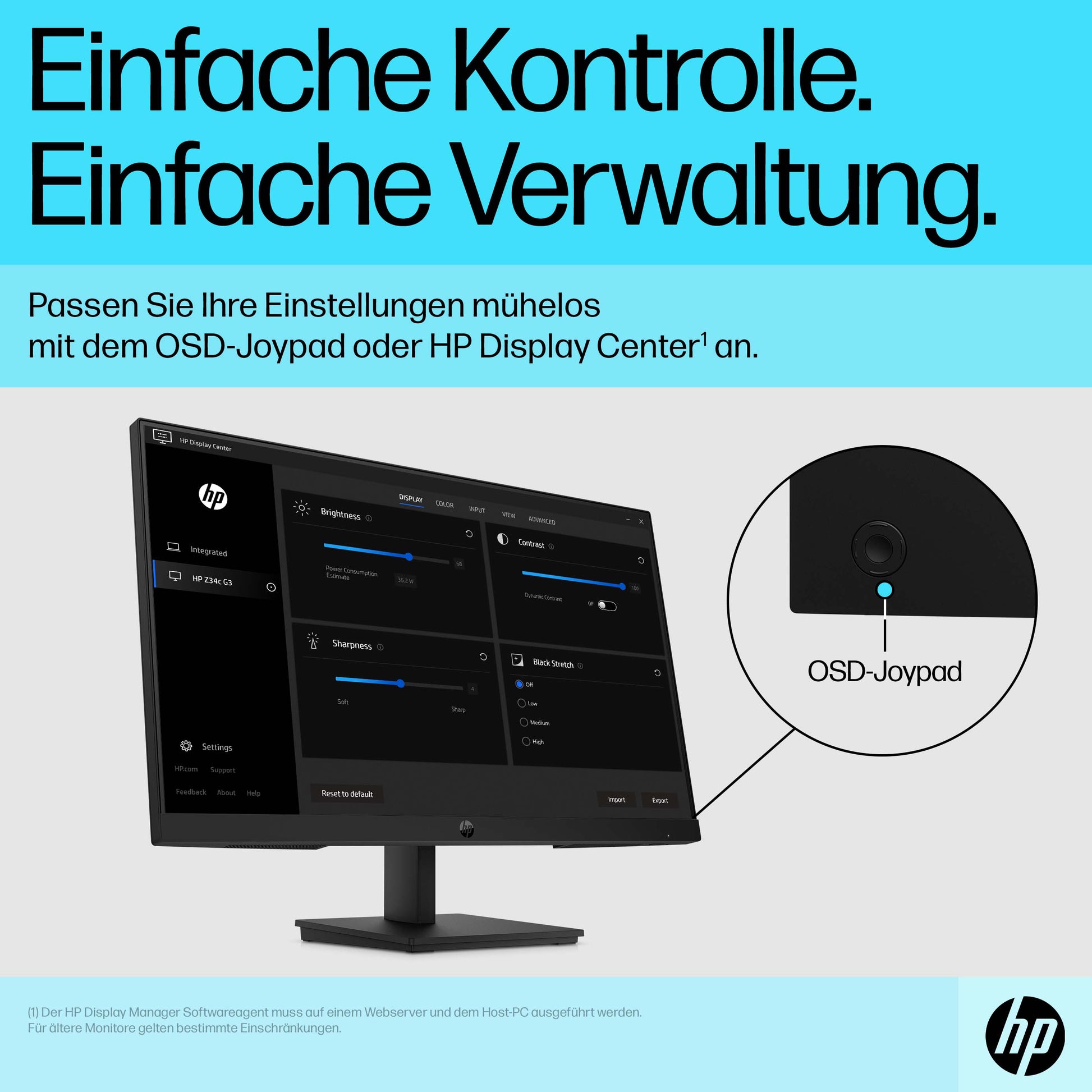 HP P24v G5 – Monitor, 23,8" 1920 × 1080 (Full HD), Schwarz