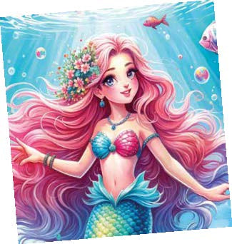 Goldbuch Schultüte ohne Inhalt – Prinzessin Aqua – 70 cm, rund, Filz, Blau, Klebeband