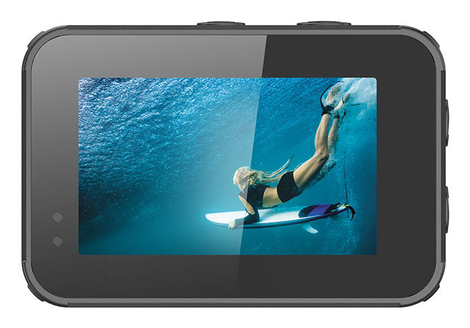 AgfaPhoto Realimove AC9500 – Unterwasserkamera, wasserdicht bis 18 m, 16 MP, 4K, schwarz